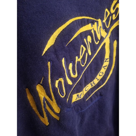 Vintage U of M Michigan Wolverines crewneck sweatshirt XL - Picture 2 of 7